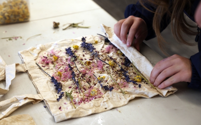 BCL natural dyes tote bag