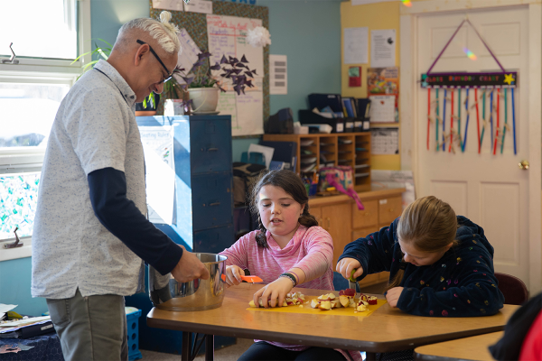 Third and fourth grade students explore âsystemsâ by making applesauce with local ingredients. Students map the food miles of the applesauce they made and a conventional brand and compare the results.