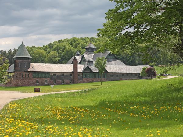 The north wall of the Farm Barn will be the focus of efficiency improvements