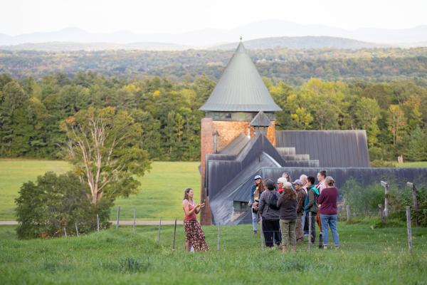 Spoonful Herbals leads an herbal bitters workshop at Shelburne Farms.