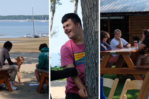 Burlington High School students learn on waterfront