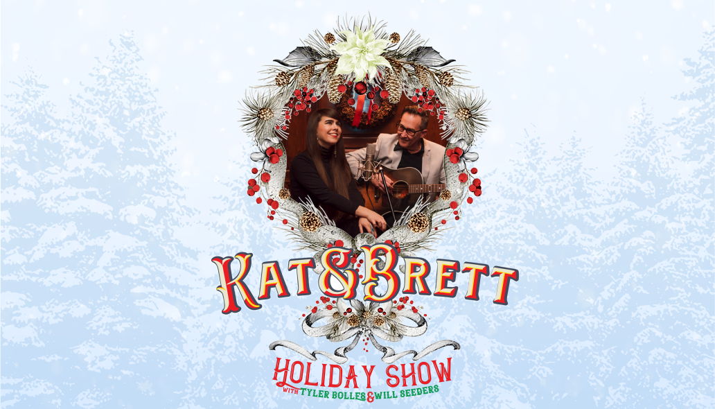 Brett & Kat in wreath