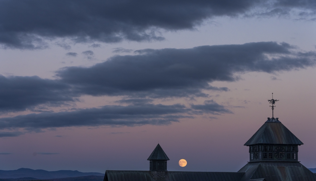 Full moon by Brandon Parrish